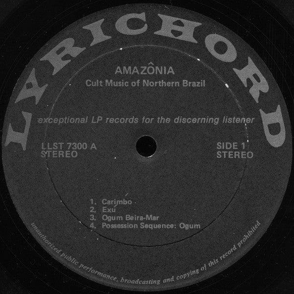 Various : Amazônia · Cult Music Of Northern Brazil (LP, Album)