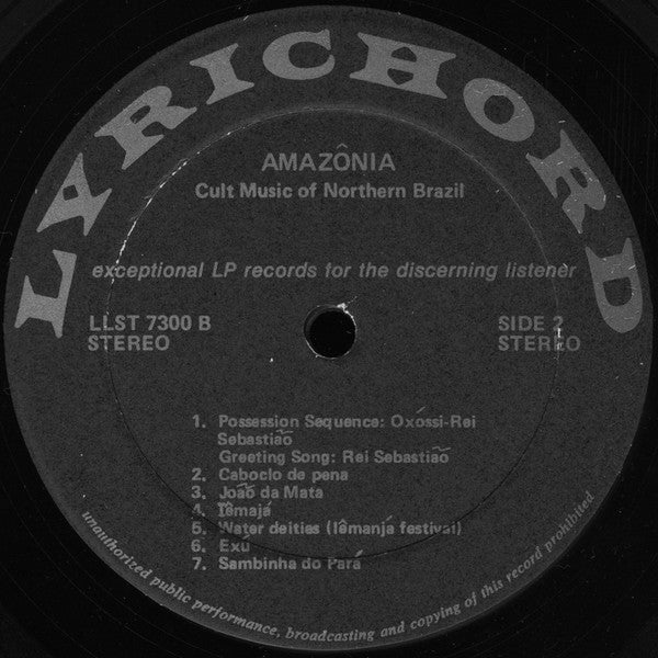 Various : Amazônia · Cult Music Of Northern Brazil (LP, Album)