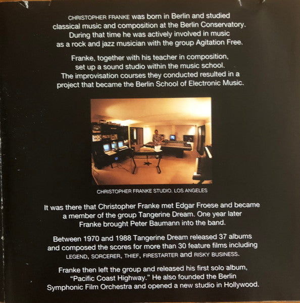 Christopher Franke : Raven (Original Soundtrack From The TV Series) (CD, Album)