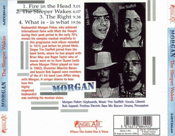 Morgan (2) : The Sleeper Wakes (CD, Album, RE, RM)