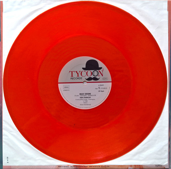 Den Harrow : Mad Desire (12", Maxi, Ora)