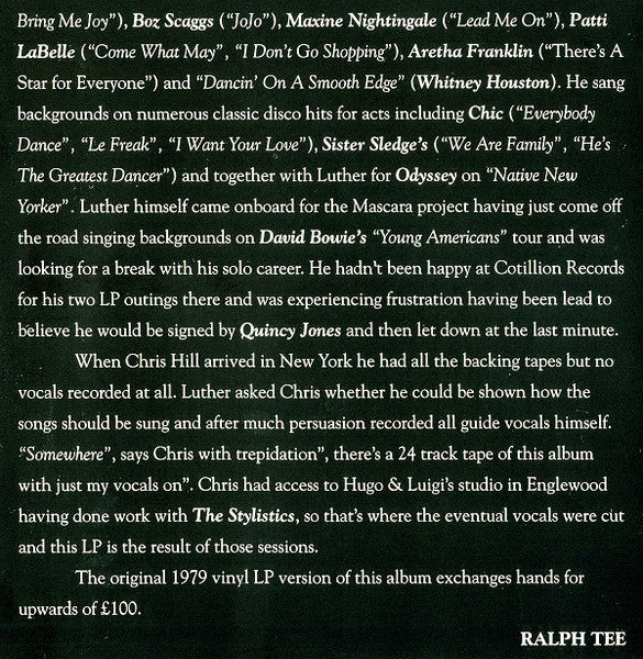 Mascara : See You In L.A. (CD, Album, RE)