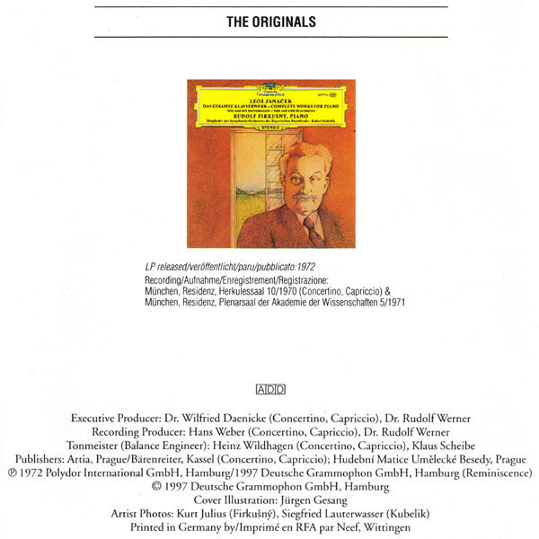 Leoš Janáček - Rudolf Firkušný · Symphonieorchester Des Bayerischen Rundfunks* · Rafael Kubelik : Klavierwerke = Piano Works (2xCD, Album, RE, RM)