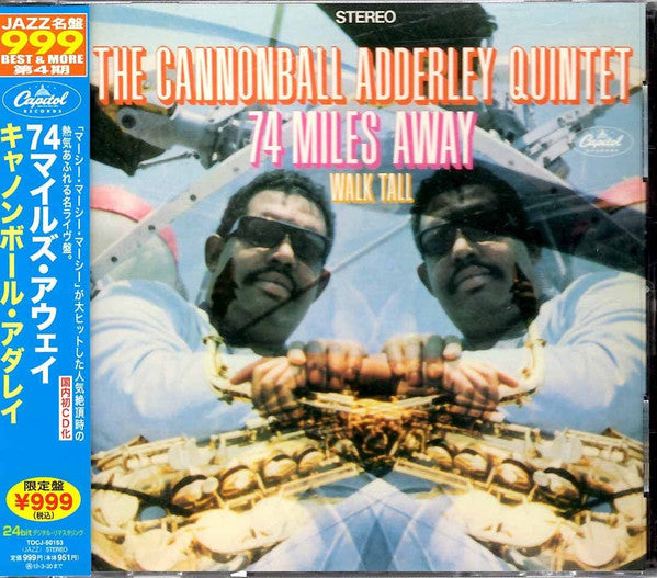 The Cannonball Adderley Quintet : 74 Miles Away / Walk Tall (CD, Album, Ltd, RE, RM)