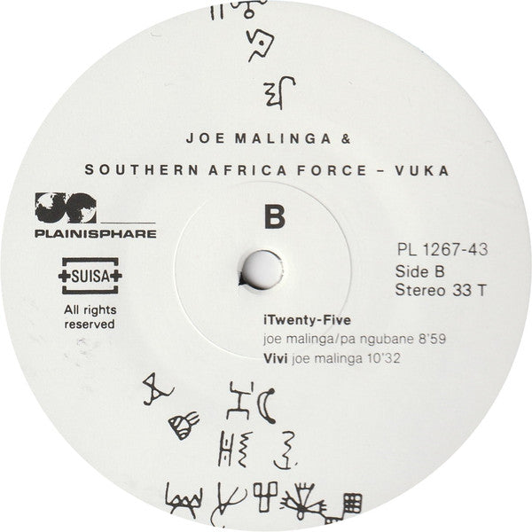 Joe Malinga & Southern Africa Force : Vuka (LP, Album)