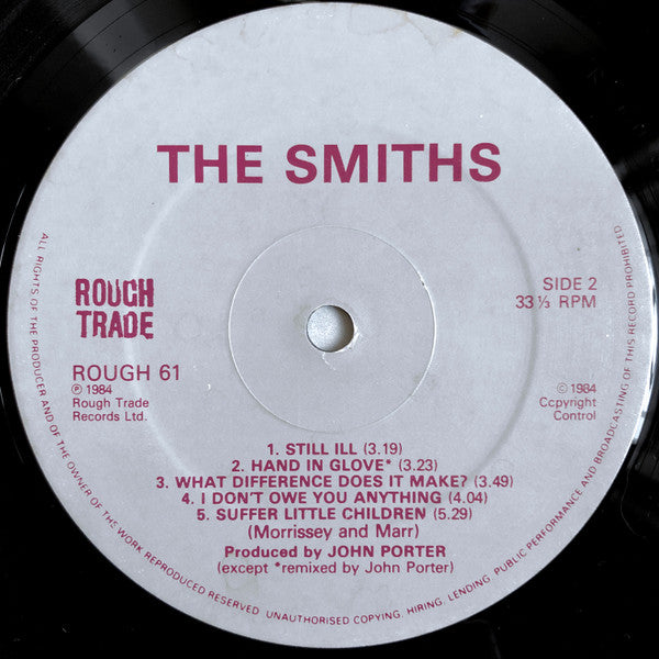 The Smiths : The Smiths (LP, Album, Ste)