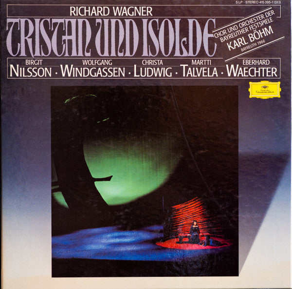 Richard Wagner / Chor* und Orchester der Bayreuther Festspiele, Karl Böhm, Birgit Nilsson, Wolfgang Windgassen, Christa Ludwig, Martti Talvela, Eberhard Waechter* : Tristan Und Isolde (5xLP, RE + Box)