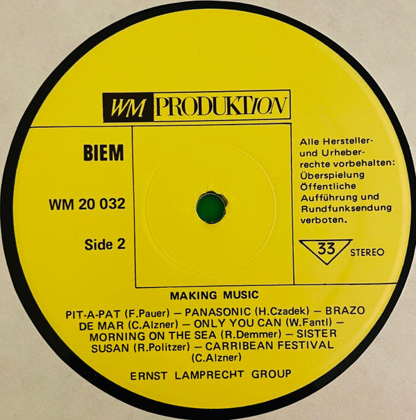 Ernst Lamprecht Group : Making Music (LP, Album)