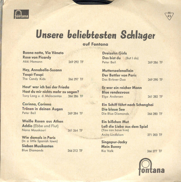 Anita Lindblom : So Charmant Ist Nur Er (7", Single, Mono)