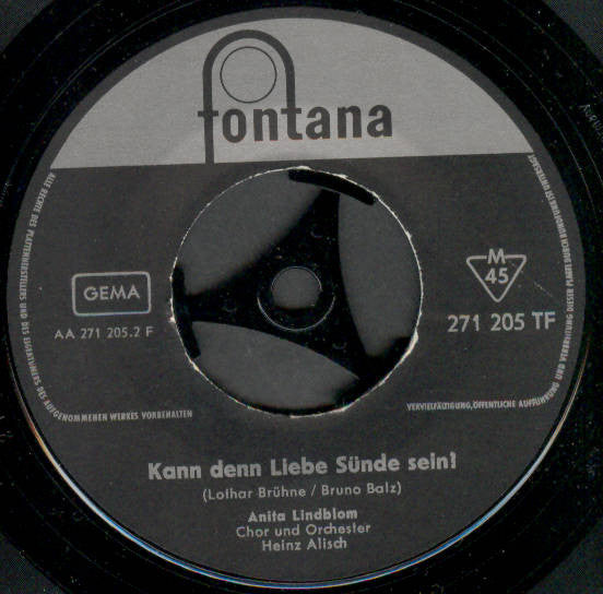 Anita Lindblom : So Charmant Ist Nur Er (7", Single, Mono)