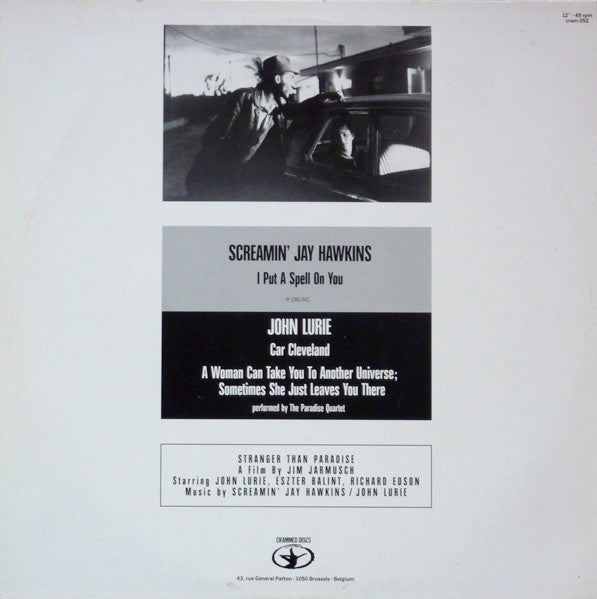 Screamin' Jay Hawkins / John Lurie : From The Original Soundtrack Of The Film 'Stranger Than Paradise' (12", Comp, Bov)