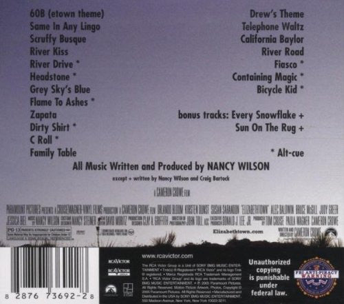 Nancy Wilson (2) : Elizabethtown (CD, Album)