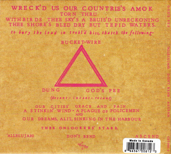 God's Pee* : 'Allelujah! Don't Bend Ascend (CD, Album)