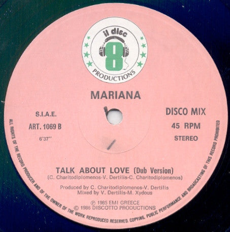 Mariana : Talk About Love (12")
