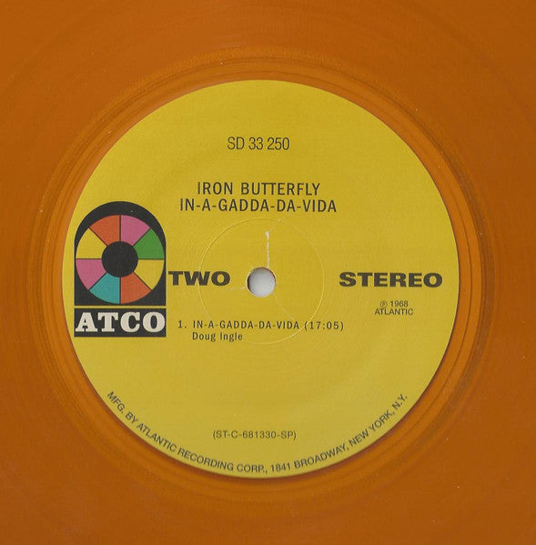 Iron Butterfly : In-A-Gadda-Da-Vida (LP, Album, Ltd, RE, Ora)