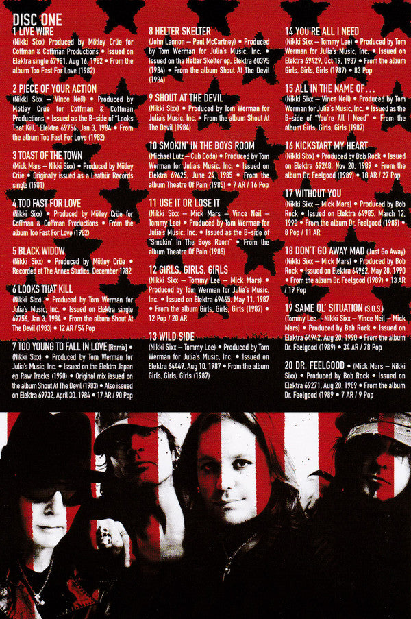 Mötley Crüe : Red, White & Crüe (2xCD, Comp + DVD-V + Dig)