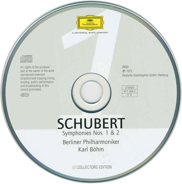 Schubert* - Berliner Philharmoniker, Karl Böhm : 8 Symphonies (4xCD, RM + Box, Comp, RE)