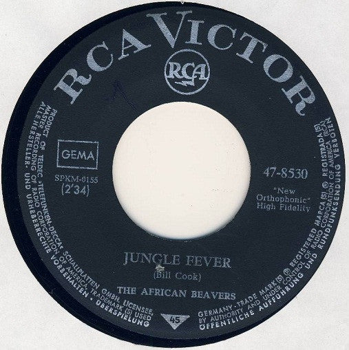 The African Beavers : Find My Baby / Jungle Fever (7", Single)