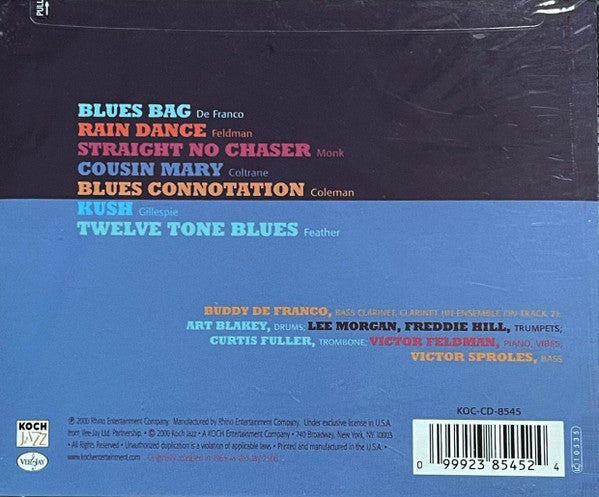 Buddy DeFranco : Blues Bag (CD, Album, RE)