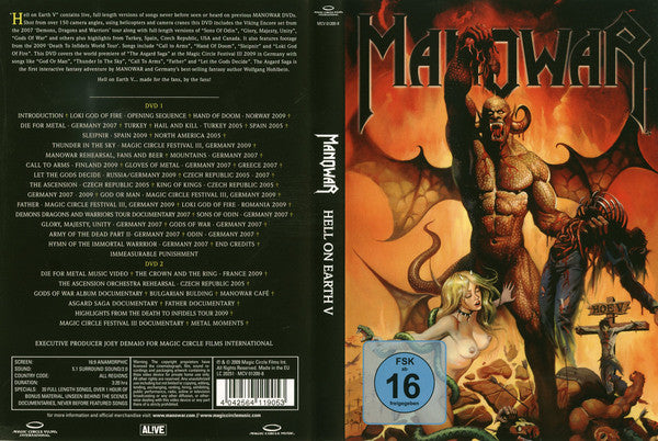 Manowar : Hell On Earth Part V (2xDVD)