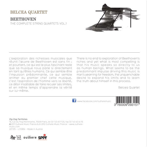 Ludwig van Beethoven - Belcea Quartet : The Complete String Quartets Vol.1 (4xCD, Album + Box, Comp)