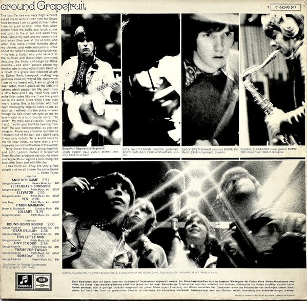 Grapefruit : Around Grapefruit (LP, Album)