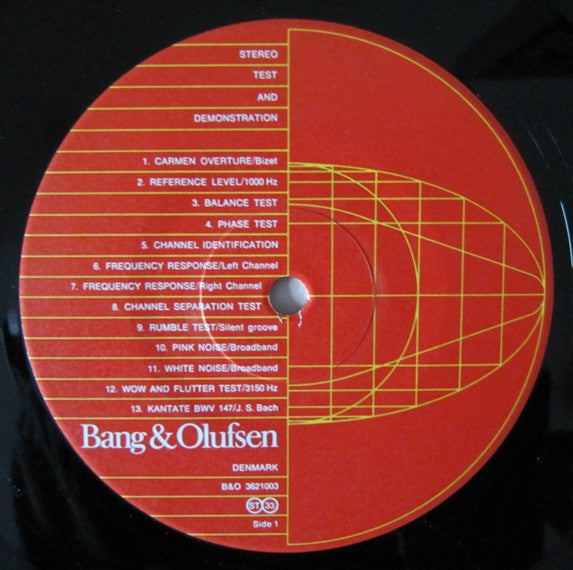 No Artist : Stereo Test And Demonstration (LP)