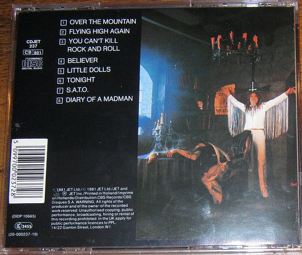 Ozzy Osbourne : Diary Of A Madman (CD, Album, RE)