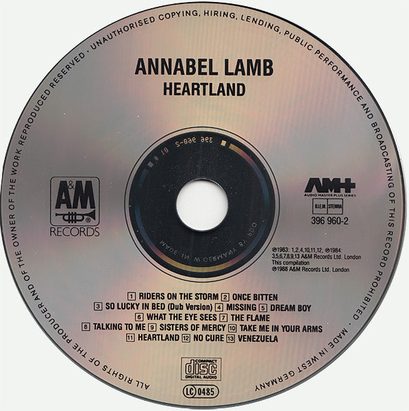 Annabel Lamb : Heartland (CD, Comp)