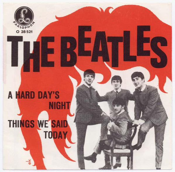 The Beatles : A Hard Day's Night (7", Single, Mono)