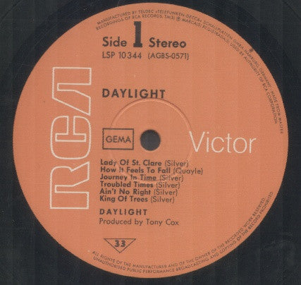 Daylight (13) : Daylight (LP)