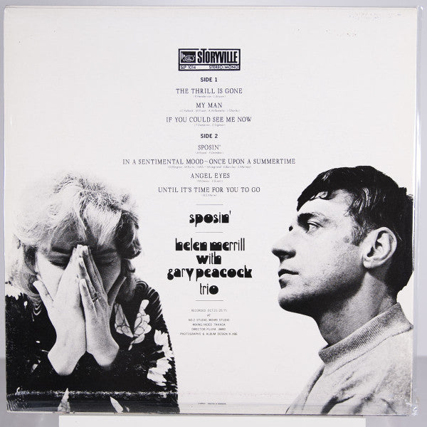 Helen Merrill With Gary Peacock Trio : Sposin' (LP, Album)