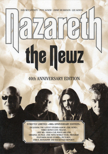Nazareth (2) : The Newz (CD, Album + CD, Enh + Ltd)