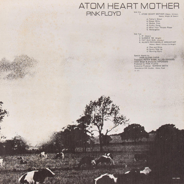 Pink Floyd : Atom Heart Mother = 原子心母 (LP, Album, Quad, RE, Gat)