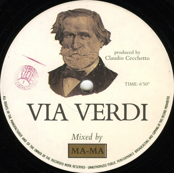 Via Verdi : Diamond (12", Single)