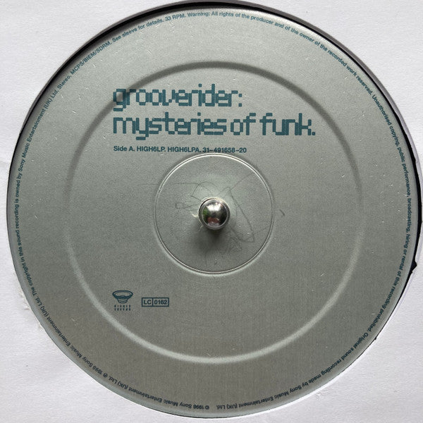 Grooverider : Mysteries Of Funk (4x12", Album, Ltd, 180 + Box)
