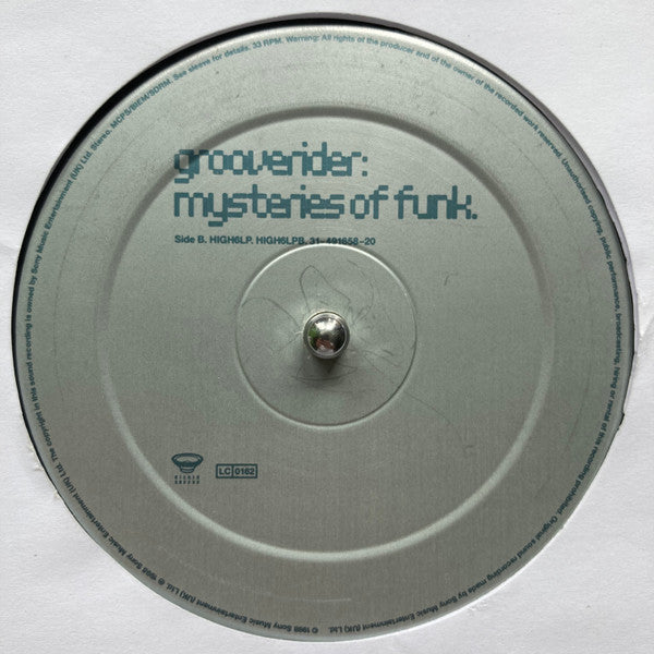Grooverider : Mysteries Of Funk (4x12", Album, Ltd, 180 + Box)
