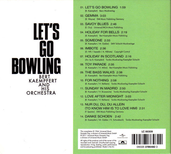 Bert Kaempfert & His Orchestra : Let's Go Bowling (CD, Comp, RE, RM)