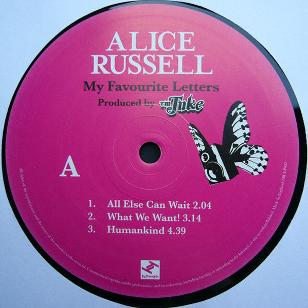 Alice Russell : My Favourite Letters (2xLP, Album)