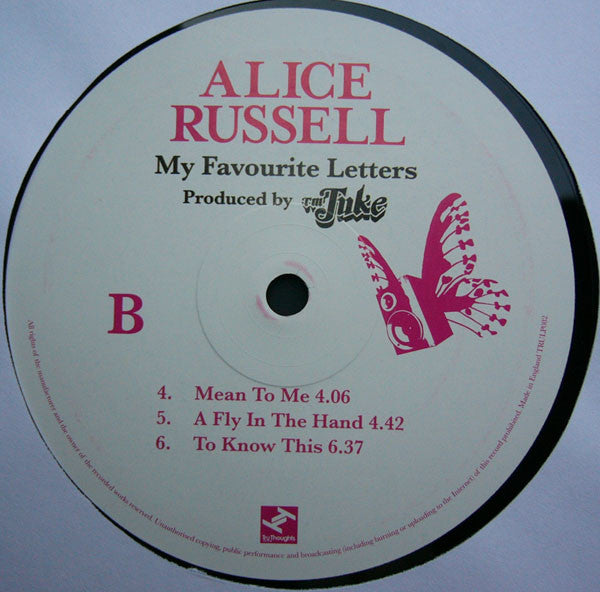 Alice Russell : My Favourite Letters (2xLP, Album)
