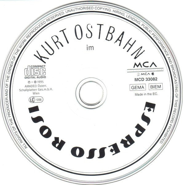 Kurt Ostbahn : Espresso Rosi (CD, Album)
