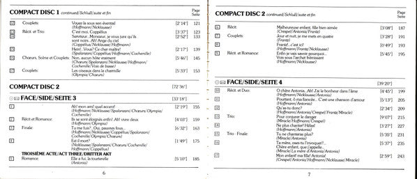 Offenbach* - Shicoff* • Plowright* • Serra* • Van Dam* • Murray* • Tear* • Orchestre Symphonique* Et Choeurs Du Théâtre De La Monnaie, Bruxelles* • Sylvain Cambreling : Les Contes D'Hoffmann (3xCD, Album)
