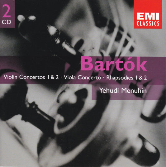 Bartók* - Yehudi Menuhin : Violin Concertos 1 & 2 · Viola Concerto · Rhapsodies 1 & 2 (2xCD, Comp)