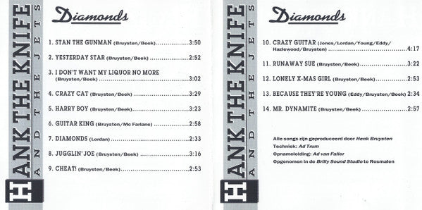 Hank The Knife And The Jets : Diamonds (CD, Comp)
