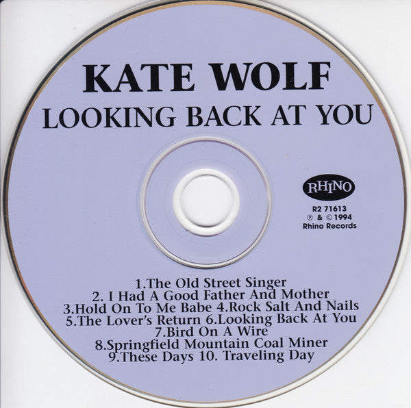 Kate Wolf : Looking Back At You (CD, Album, Comp)