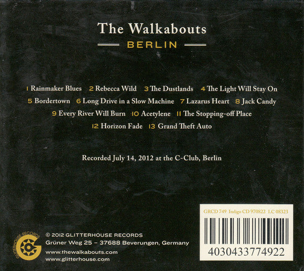 The Walkabouts : Berlin (CD, Album)