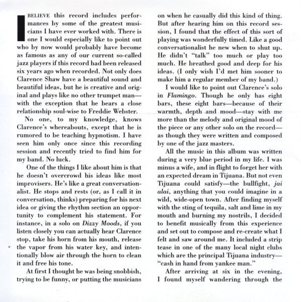 Charlie Mingus* : Tijuana Moods (CD, Album, RE, RM, 24 )