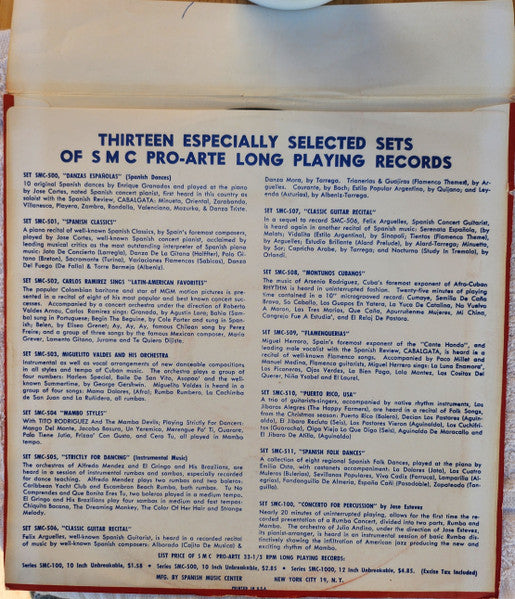 José Estévez Jr., Julio Andino Y Su Orquesta : Concerto For Percussion (10")