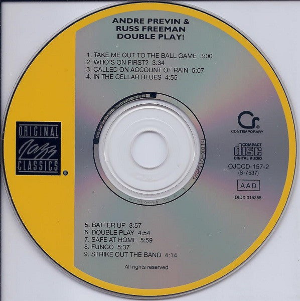 André Previn & Russ Freeman : Double Play! (CD, Album, RE, RM)