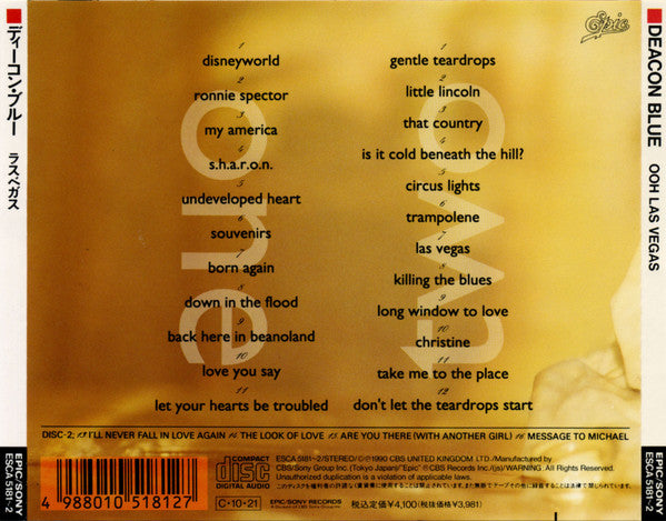 Deacon Blue : Ooh Las Vegas (2xCD, Comp)